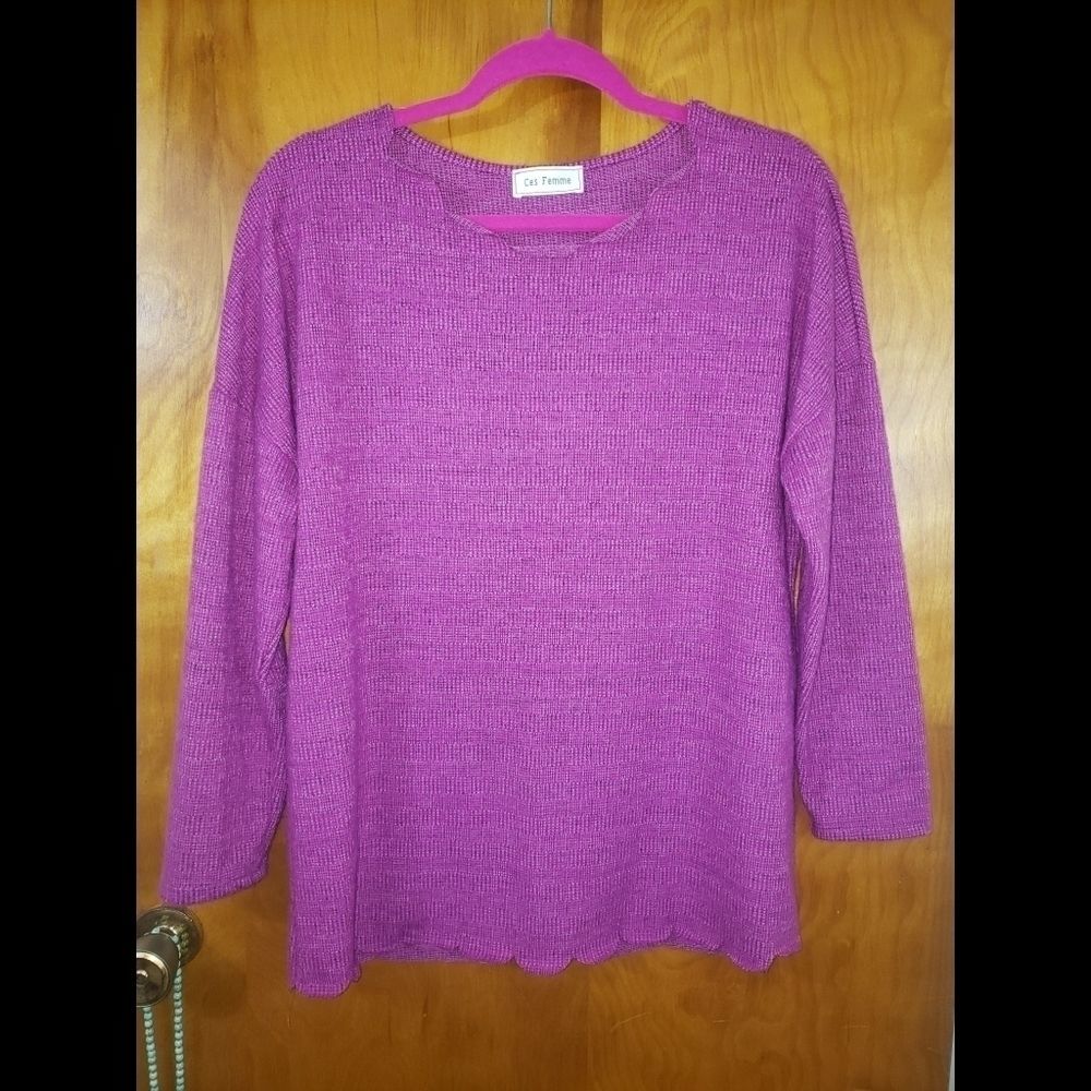 Ces Femme Orchid Long Sleeve Top